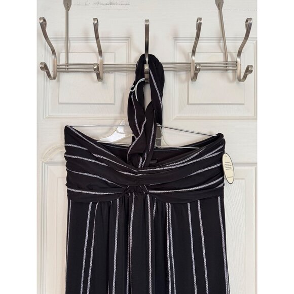Soma Black & White Convertible Halter Maxi Length Dress Size Medium NWT - Picture 3 of 10
